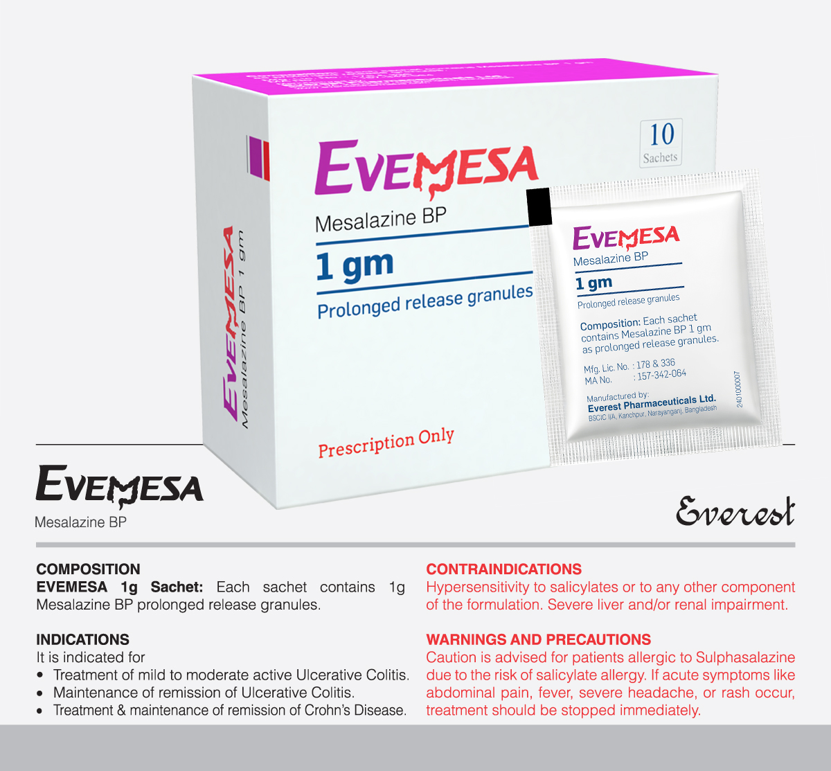 Evemesa 1 gm